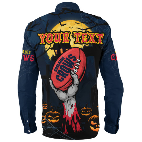 Adelaide Crows Long Sleeve Shirt Full Moon Fever Halloween Supporter Adelaide Crows Long Sleeve Shirt Full Moon Fever Halloween Supporter