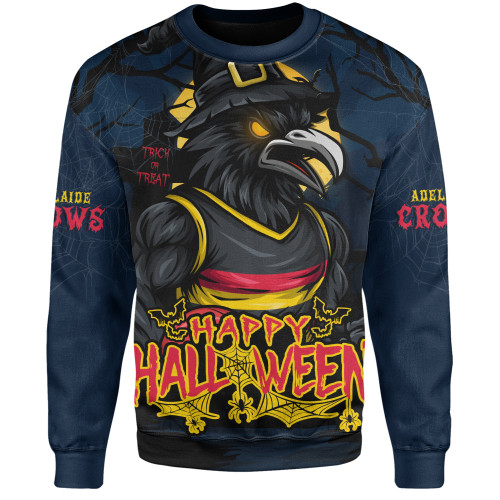 Adelaide Crows Sweatshirt Full Moon Fever Halloween Supporter