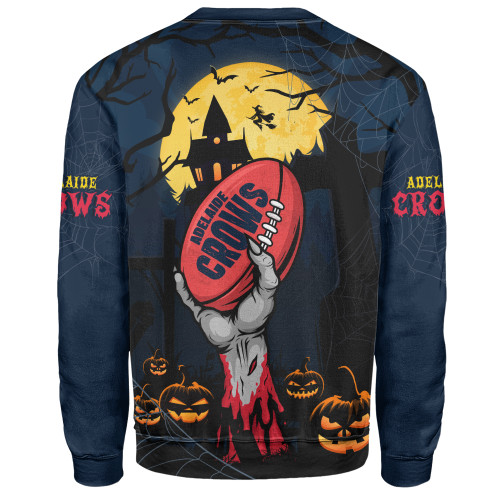 Adelaide Crows Sweatshirt Full Moon Fever Halloween Supporter