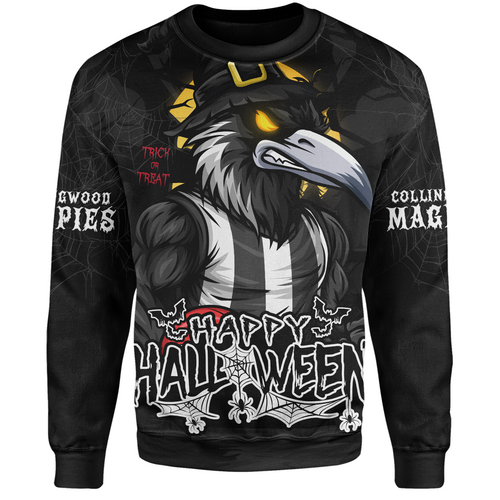 Collingwood Sweatshirt Full Moon Fever Halloween Supporter