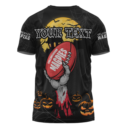 Collingwood T-Shirt Full Moon Fever Halloween Supporter Collingwood T-Shirt Full Moon Fever Halloween Supporter