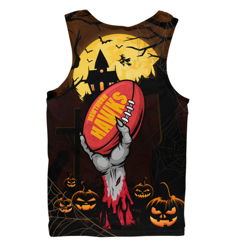 Hawthorn Men Singlet Full Moon Fever Halloween Supporter
