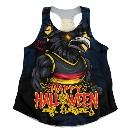 Adelaide Crows Women Racerback Singlet Full Moon Fever Halloween Supporter