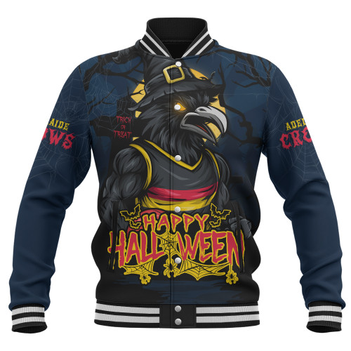 Adelaide Crows Baseball Jacket Full Moon Fever Halloween Supporter