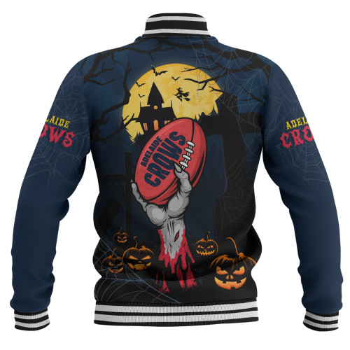Adelaide Crows Baseball Jacket Full Moon Fever Halloween Supporter