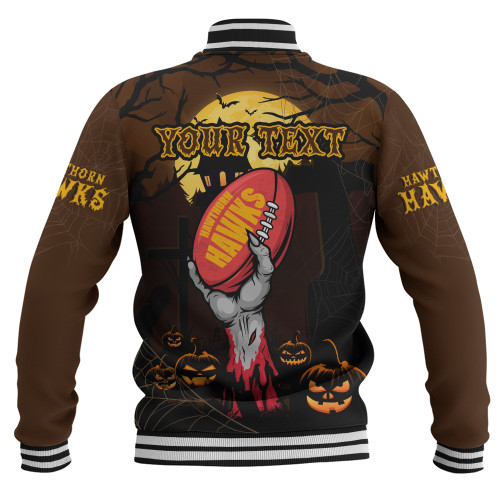 Hawthorn Baseball Jacket Full Moon Fever Halloween Supporter