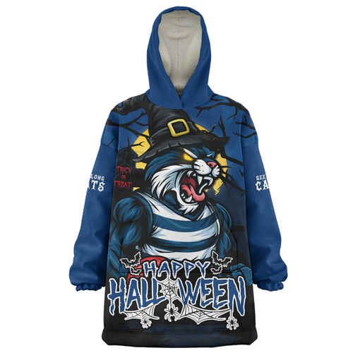 Geelong Cats Snug Hoodie Full Moon Fever Halloween Supporter