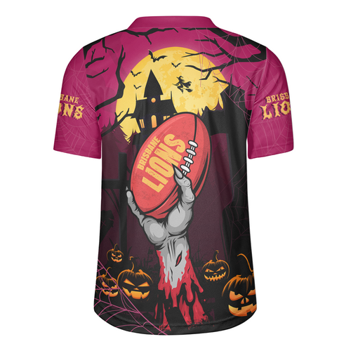 Brisbane Lions Rugby Jersey Full Moon Fever Halloween Supporter Brisbane Lions Rugby Jersey Full Moon Fever Halloween Supporter