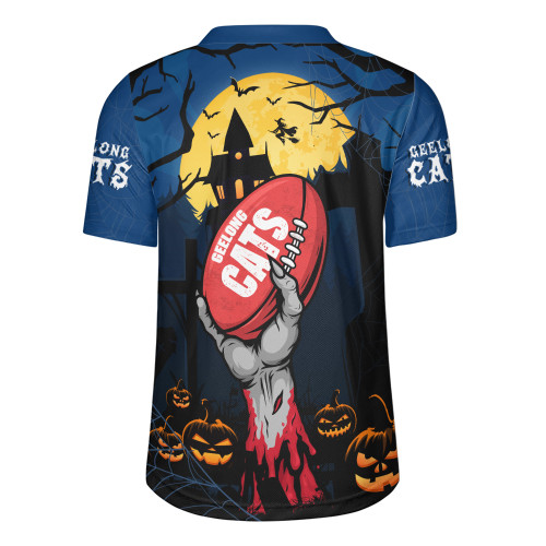 Geelong Cats Rugby Jersey Full Moon Fever Halloween Supporter