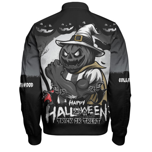 Collingwood Bomber Jacket Dark Pumpkin Halloween Spirit Collingwood Bomber Jacket Dark Pumpkin Halloween Spirit