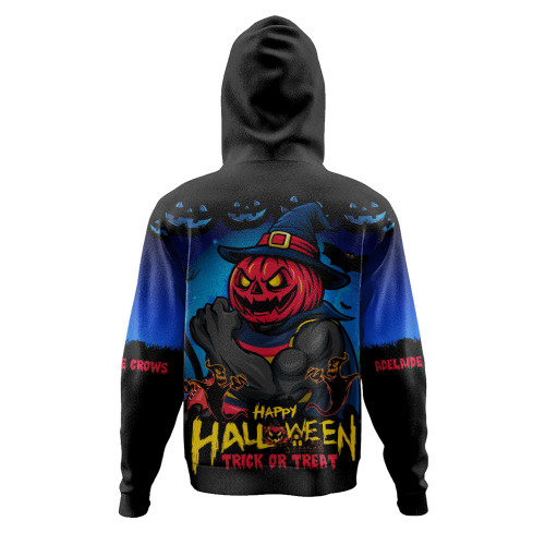 Adelaide Crows Hoodie Dark Pumpkin Halloween Spirit Adelaide Crows Hoodie Dark Pumpkin Halloween Spirit
