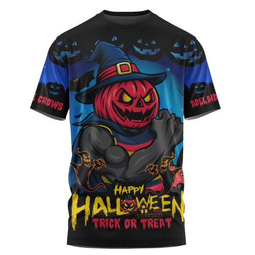 Adelaide Crows T-Shirt Dark Pumpkin Halloween Spirit