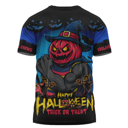 Adelaide Crows T-Shirt Dark Pumpkin Halloween Spirit