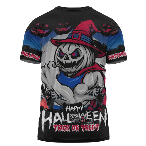 Western Bulldogs T-Shirt Dark Pumpkin Halloween Spirit