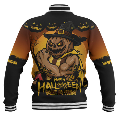 Hawthorn Baseball Jacket Dark Pumpkin Halloween Spirit