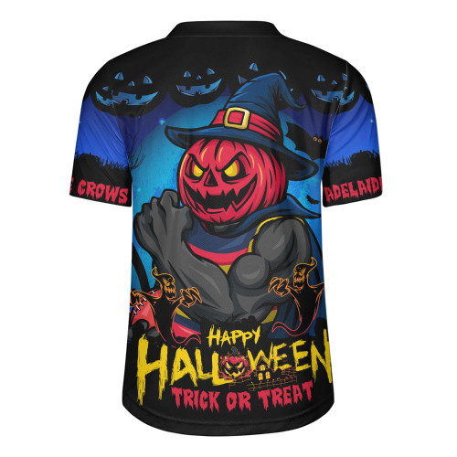 Adelaide Crows Rugby Jersey Dark Pumpkin Halloween Spirit