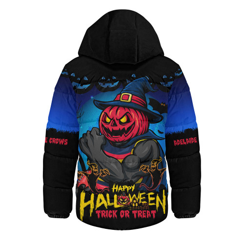 Adelaide Crows Hooded Padded Jacket Dark Pumpkin Halloween Spirit