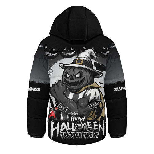 Collingwood Hooded Padded Jacket Dark Pumpkin Halloween Spirit