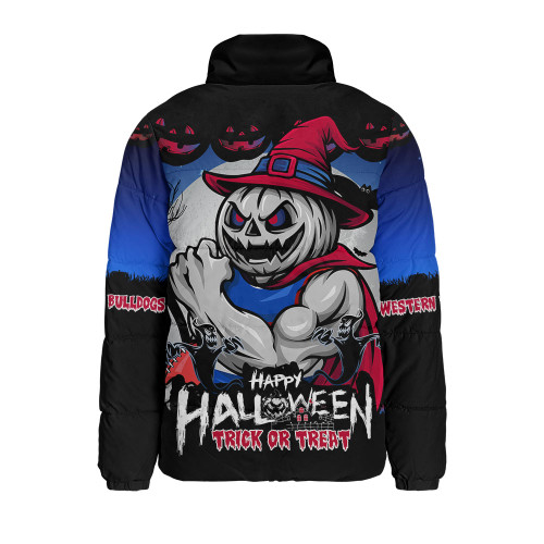 Western Bulldogs Padded Jacket Dark Pumpkin Halloween Spirit