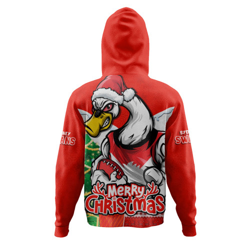 Sydney Swans Hoodie Santa Scoring Touchdown On Christmas Game Day Sydney Swans Hoodie Santa Scoring Touchdown On Christmas Game Day