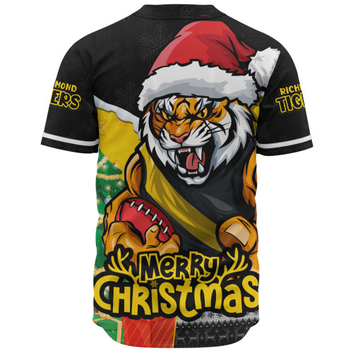 Richmond Baseball Shirt Santa Scoring Touchdown On Christmas Game Day