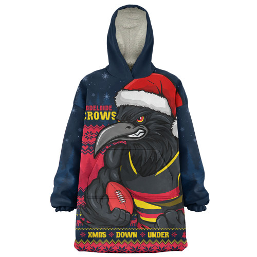 Adelaide Crows Snug Hoodie Merry Christmas Down Under Footy Power Style