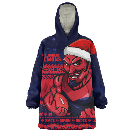 Melbourne Snug Hoodie Merry Christmas Down Under Footy Power Style