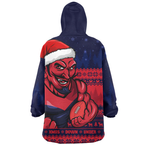 Melbourne Snug Hoodie Merry Christmas Down Under Footy Power Style