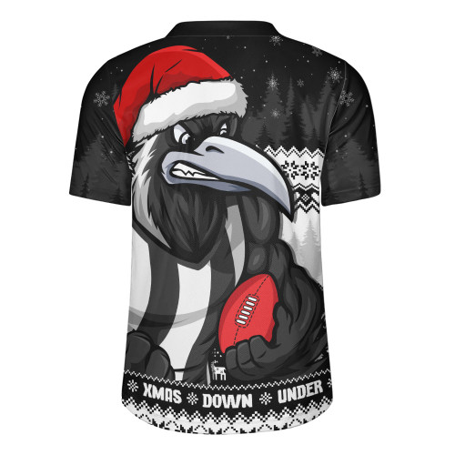 Collingwood Rugby Jersey Merry Christmas Down Under Footy Power Style