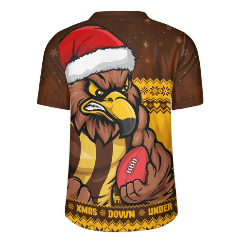 Hawthorn Rugby Jersey Merry Christmas Down Under Footy Power Style