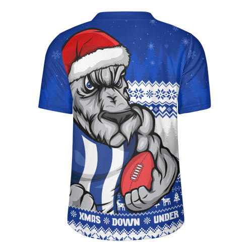 North Melbourne Rugby Jersey Merry Christmas Down Under Footy Power Style