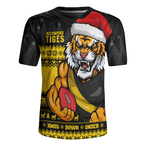 Richmond Rugby Jersey Merry Christmas Down Under Footy Power Style