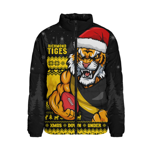 Richmond Padded Jacket Merry Christmas Down Under Footy Power Style Richmond Padded Jacket Merry Christmas Down Under Footy Power Style