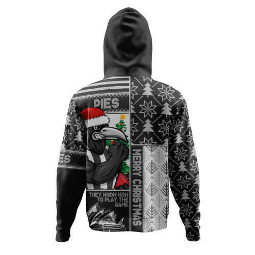 Collingwood Hoodie Merry Christmas Knit Style Festive Spirit