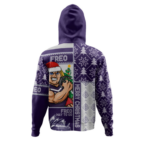 Fremantle Hoodie Merry Christmas Knit Style Festive Spirit