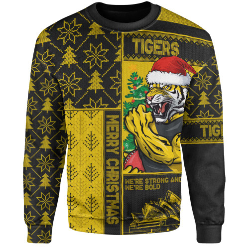 Richmond Sweatshirt Merry Christmas Knit Style Festive Spirit