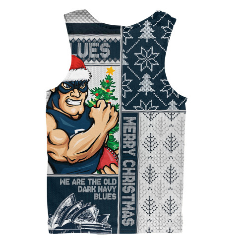 Carlton Men Singlet Merry Christmas Knit Style Festive Spirit