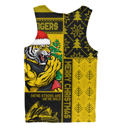 Richmond Men Singlet Merry Christmas Knit Style Festive Spirit