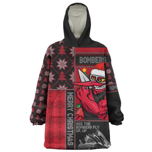 Essendon Snug Hoodie Merry Christmas Knit Style Festive Spirit
