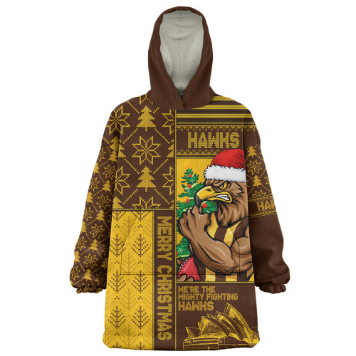 Hawthorn Snug Hoodie Merry Christmas Knit Style Festive Spirit