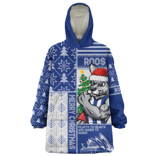 North Melbourne Snug Hoodie Merry Christmas Knit Style Festive Spirit