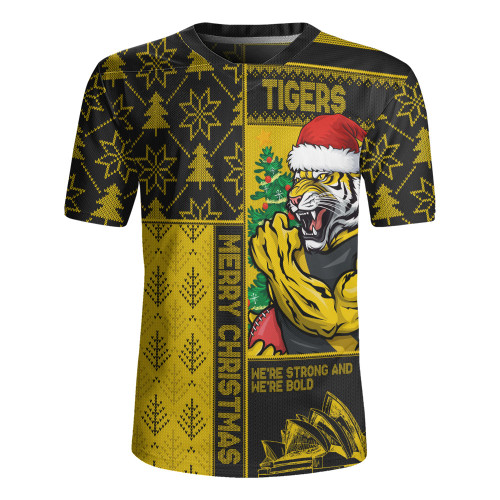 Richmond Rugby Jersey Merry Christmas Knit Style Festive Spirit