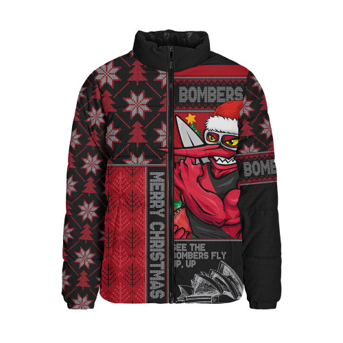 Essendon Padded Jacket Merry Christmas Knit Style Festive Spirit