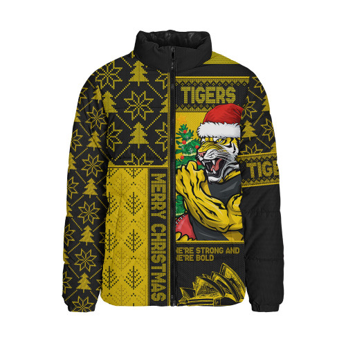 Richmond Padded Jacket Merry Christmas Knit Style Festive Spirit