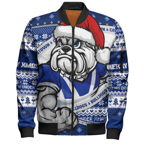 Canterbury-Bankstown Bulldogs Bomber Jacket Ugly Knit Style For Christmas Game Fans