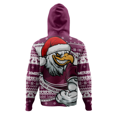 Manly Warringah Sea Eagles Hoodie Ugly Knit Style For Christmas Game Fans Manly Warringah Sea Eagles Hoodie Ugly Knit Style For Christmas Game Fans