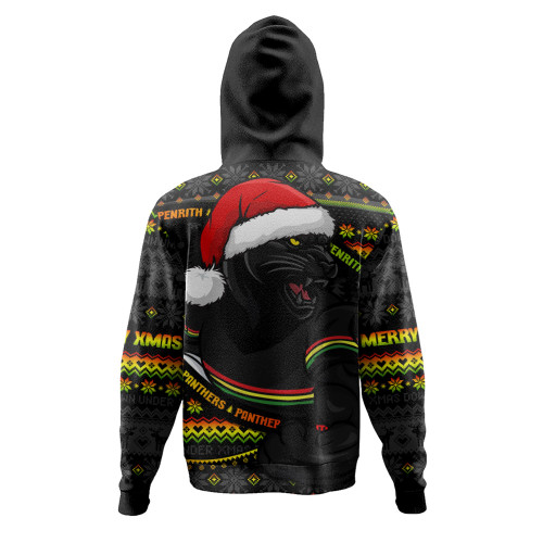 Penrith Panthers Hoodie Ugly Knit Style For Christmas Game Fans
