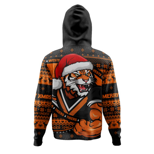 Wests Tigers Hoodie Ugly Knit Style For Christmas Game Fans
