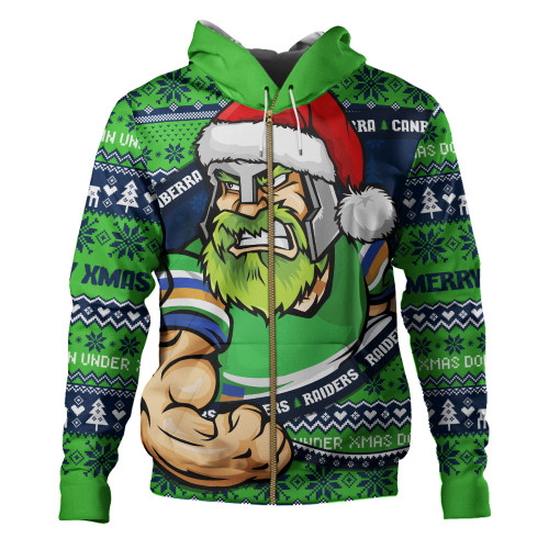 Canberra Raiders Hoodie Ugly Knit Style For Christmas Game Fans Canberra Raiders Hoodie Ugly Knit Style For Christmas Game Fans
