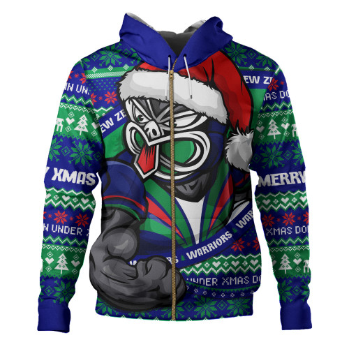 New Zealand Warriors Hoodie Ugly Knit Style For Christmas Game Fans New Zealand Warriors Hoodie Ugly Knit Style For Christmas Game Fans
